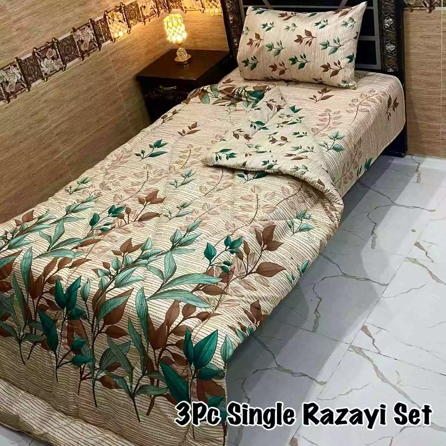 DF-VRSSB-14: DFY 3Pc Single Bed Vicky Razai Set