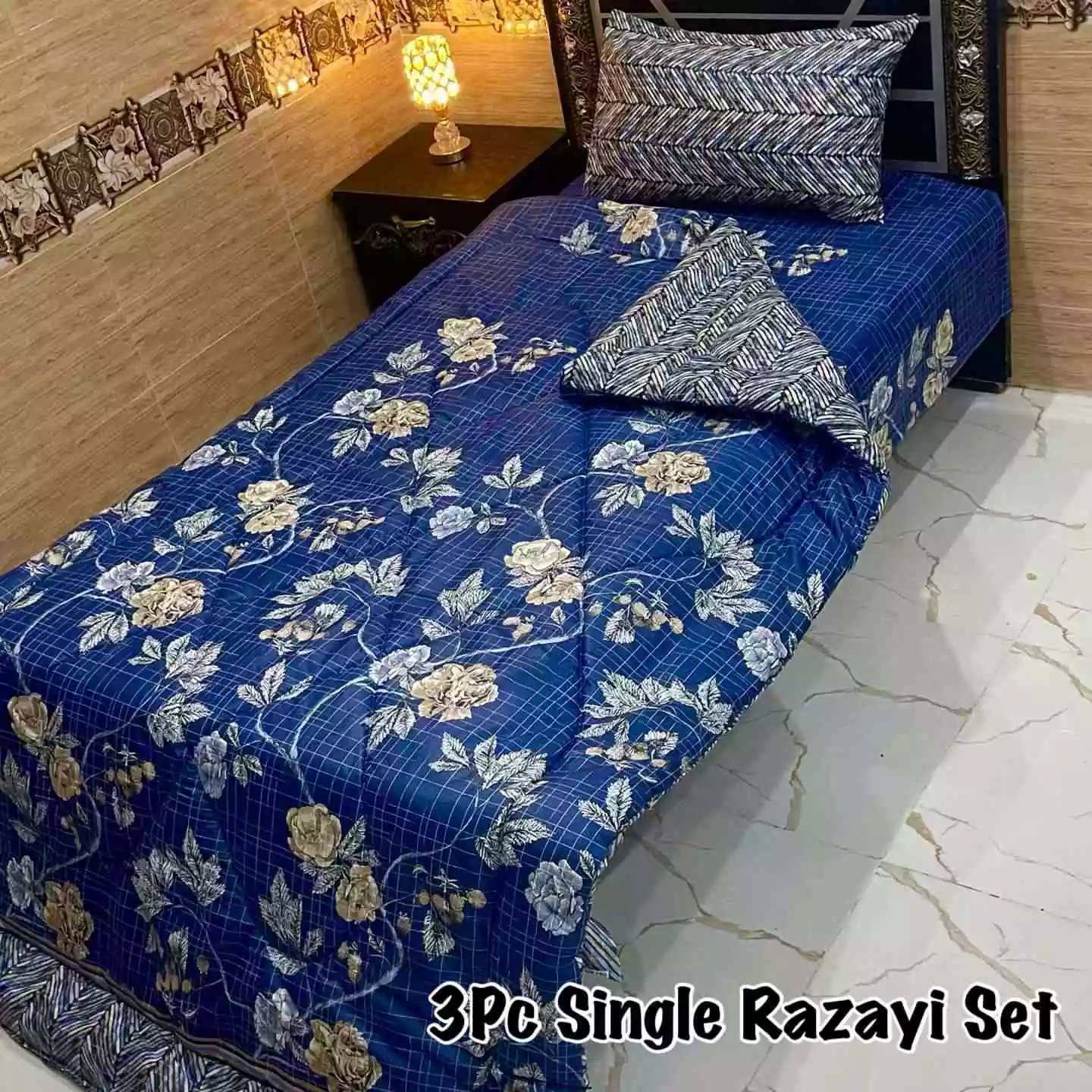 DF-VRSSB-15: DFY 3Pc Single Bed Vicky Razai Set