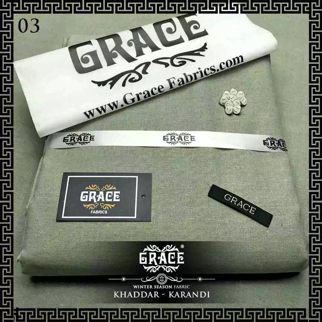 DF-GRKK-3: Grace Men Khaddar Karandi Suit