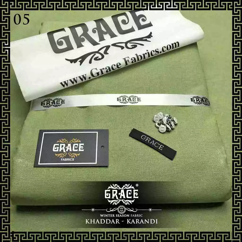 DF-GRKK-5: Grace Men Khaddar Karandi Suit